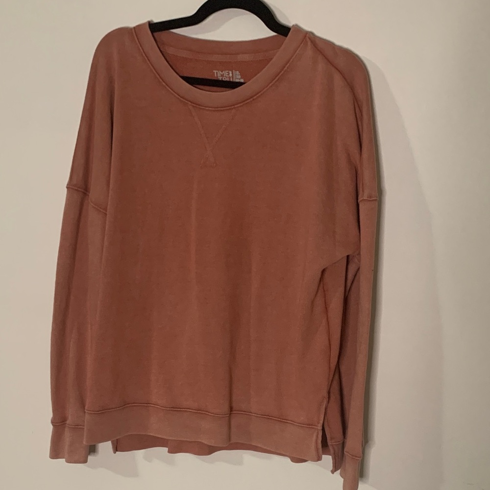 Time and Tru Women's Sweater in Rust